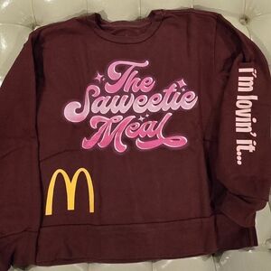 Mcdonalds Saweetie Meal sweatshirt